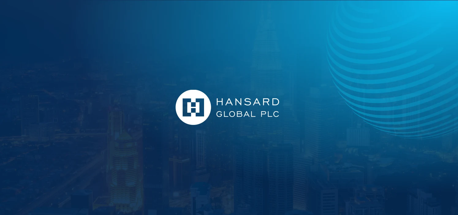 Hansard Global PLC branded artwork